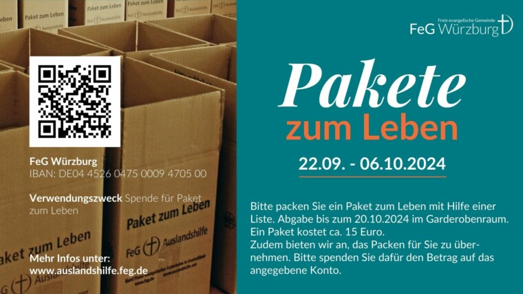 Pakete zum Leben